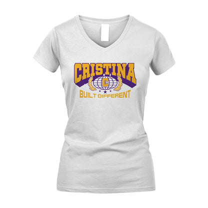 Your Name Built Different Sporty Shirt CRISTINA M1-32
