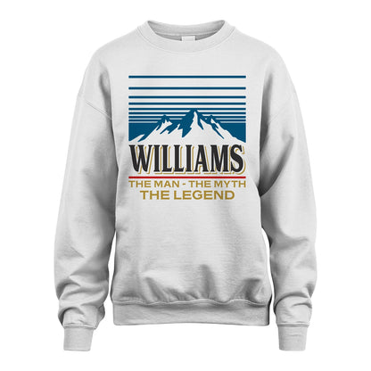 The Man The Myth The Legend Vintage Mountain Shirt WILLIAMS M1-19