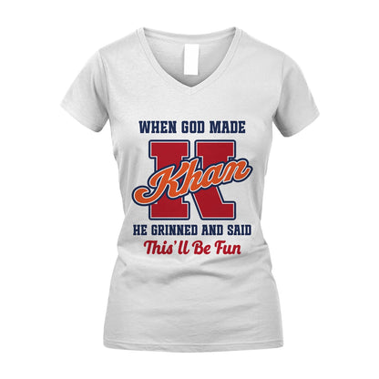 God Made Your Name Custom Shirt KHAN M1-16