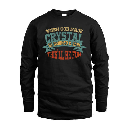 The Man The Myth The Legend Sporty Shirt CRYSTAL M1-15
