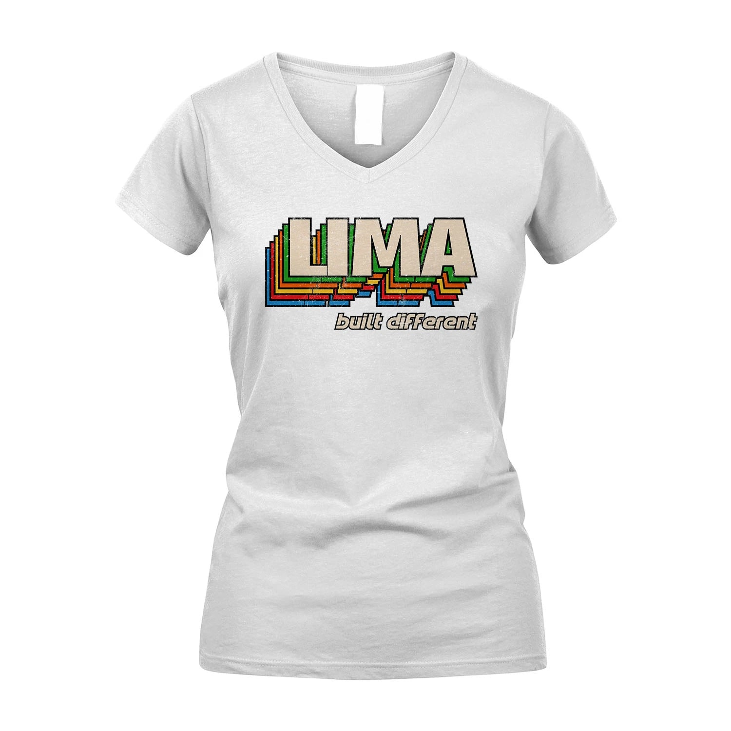 Your Name Built Different Retro Shirt LIMA M1-26