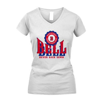Your Name Never Back Down Shirt BELL M1-33