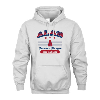 The Man The Myth The Legend With Your Name Shirt ALAN M1-35
