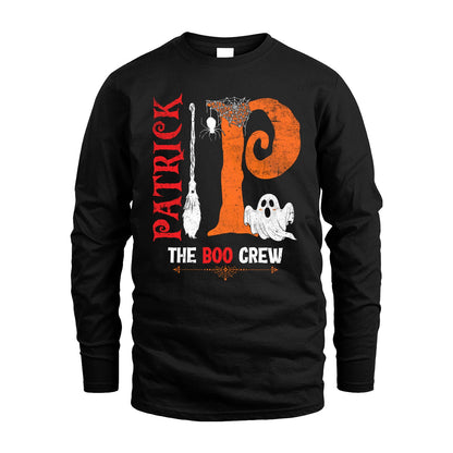The Boo Crew Halloween With Your Name Shirt PATRICK M1-23