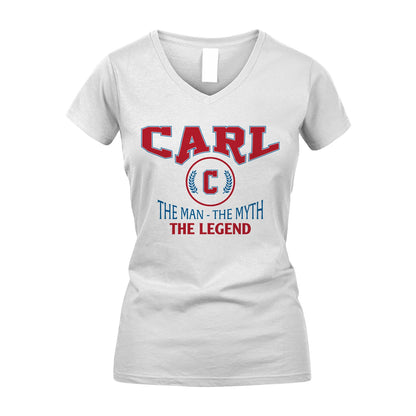 The Man The Myth The Legend Jet Style Shirt CARL M1-9