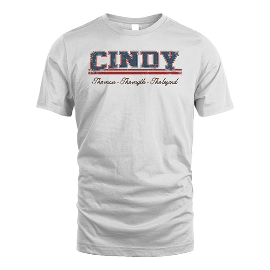 The Man The Myth The Legend Vintage Shirt CINDY M1-6