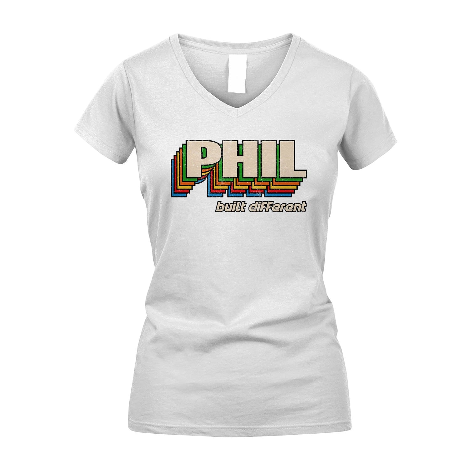 Your Name Built Different Retro Shirt PHIL M1-26