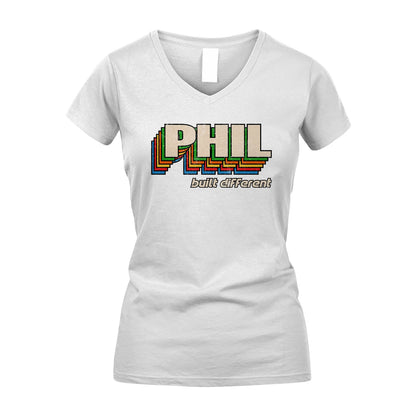 Your Name Built Different Retro Shirt PHIL M1-26