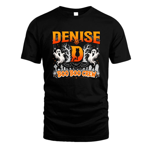 Boo Boo Crew Halloween Custom Name Shirt DENISE M1-28