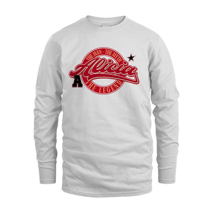 The Man The Myth The Legend Sporty Shirt ALICIA M1-14