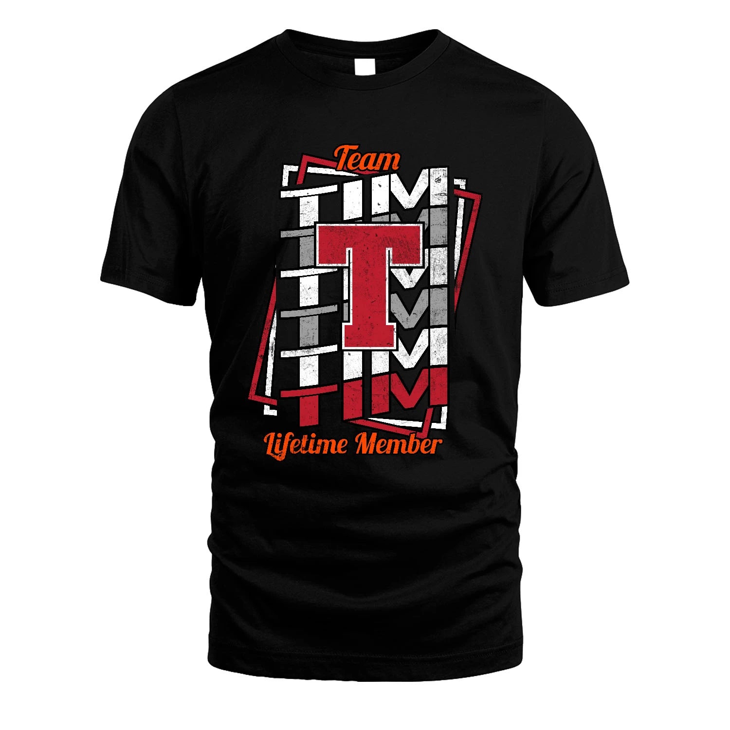 Team Your Name Lifetime Member Sporty Shirt TIM M1-25