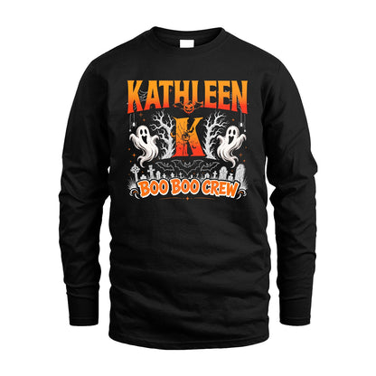 Boo Boo Crew Halloween Custom Name Shirt KATHLEEN M1-28