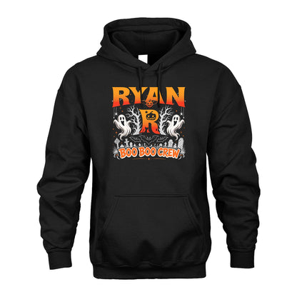 Boo Boo Crew Halloween Custom Name Shirt RYAN M1-28