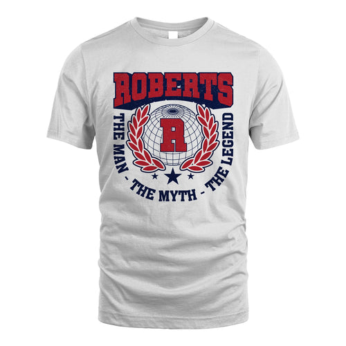 The Man The Myth The Legend Logo Shirt ROBERTS M1-30