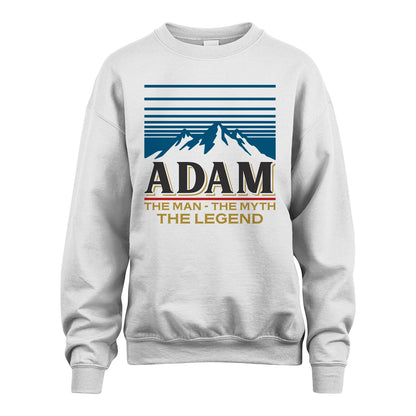 The Man The Myth The Legend Vintage Mountain Shirt ADAM M1-19