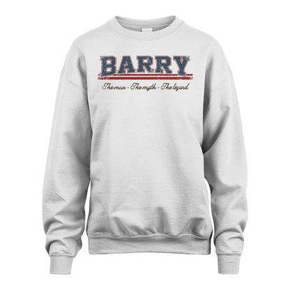 The Man The Myth The Legend Vintage Shirt BARRY M1-6