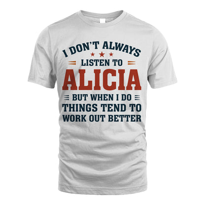 I Don't Always Listen To... ALICIA M1-2