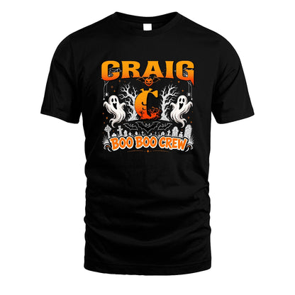 Boo Boo Crew Halloween Custom Name Shirt CRAIG M1-28