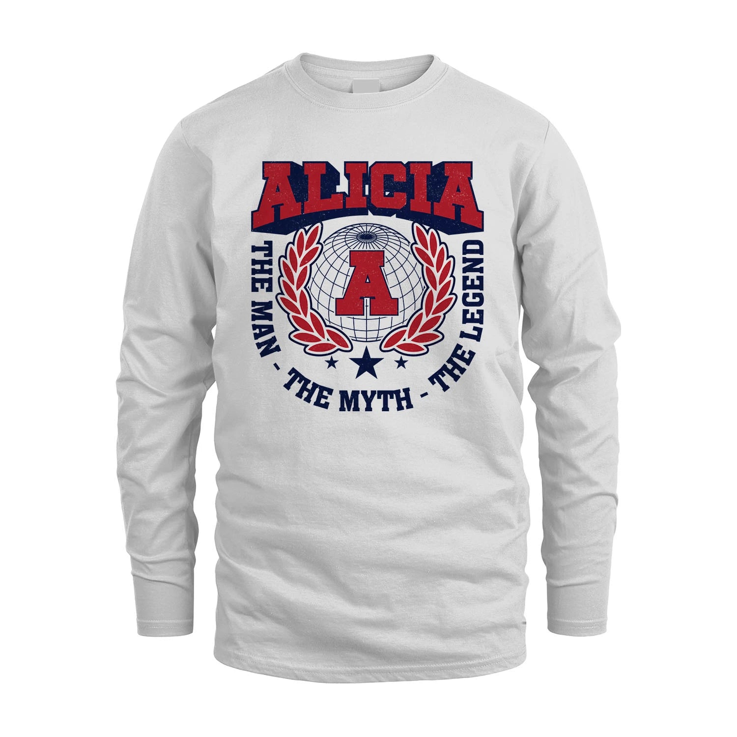 The Man The Myth The Legend Logo Shirt ALICIA M1-30