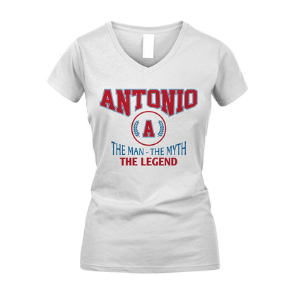 The Man The Myth The Legend Jet Style Shirt ANTONIO M1-9