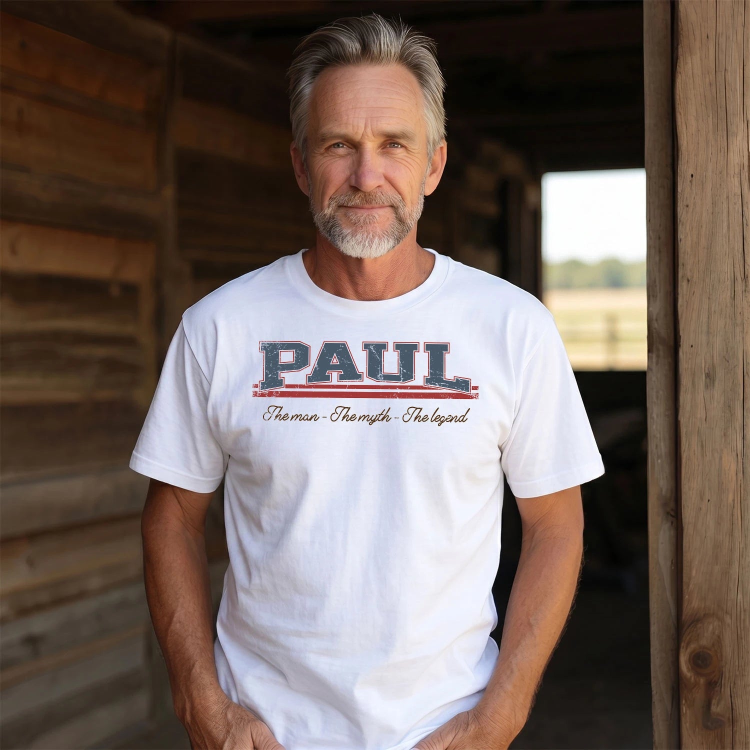 The Man The Myth The Legend Vintage Shirt PAUL M1-6