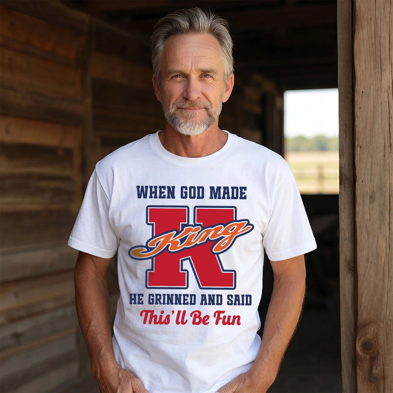 God Made Your Name Custom Shirt KING M1-16