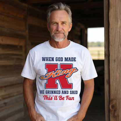 God Made Your Name Custom Shirt KING M1-16