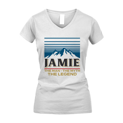 The Man The Myth The Legend Vintage Mountain Shirt JAMIE M1-19