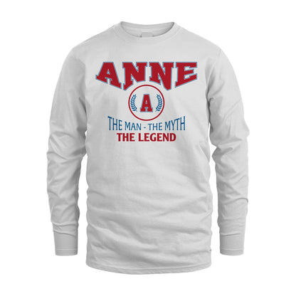 The Man The Myth The Legend Jet Style Shirt ANNE M1-9