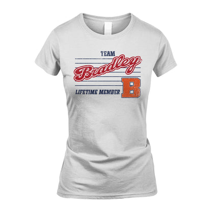 Team Your Name Lifetime Member Vintage Shirt BRADLEY M1-24