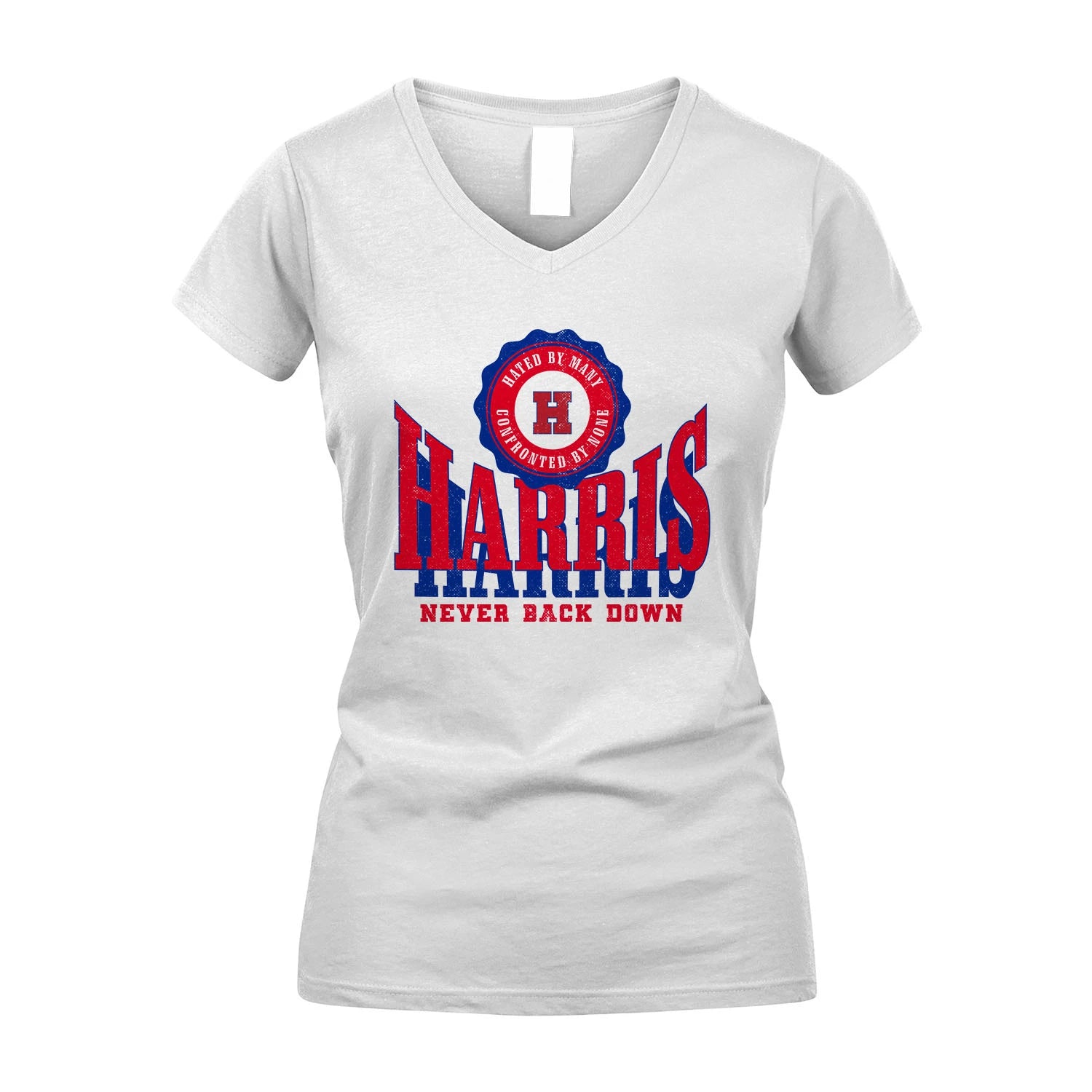 Your Name Never Back Down Shirt HARRIS M1-33