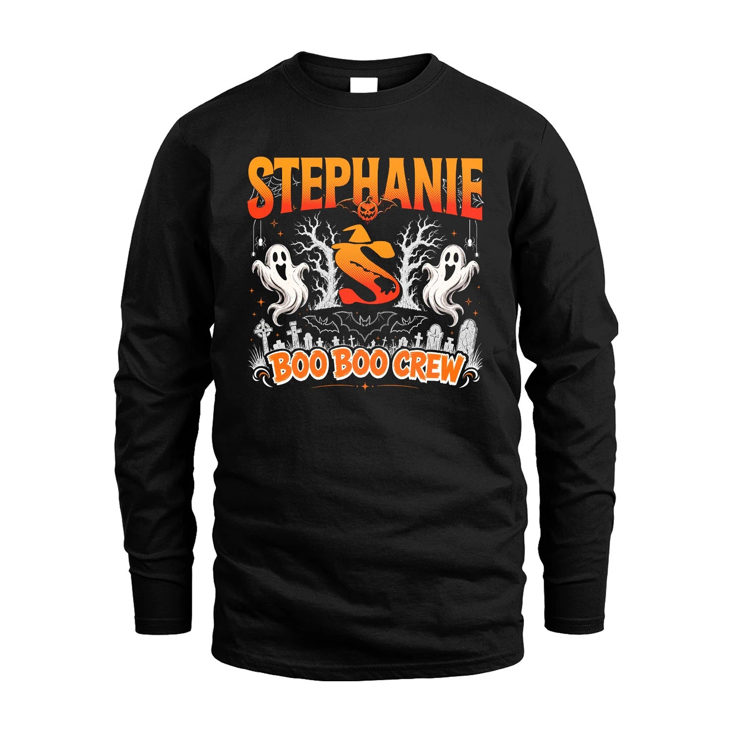Boo Boo Crew Halloween Custom Name Shirt STEPHANIE M1-28