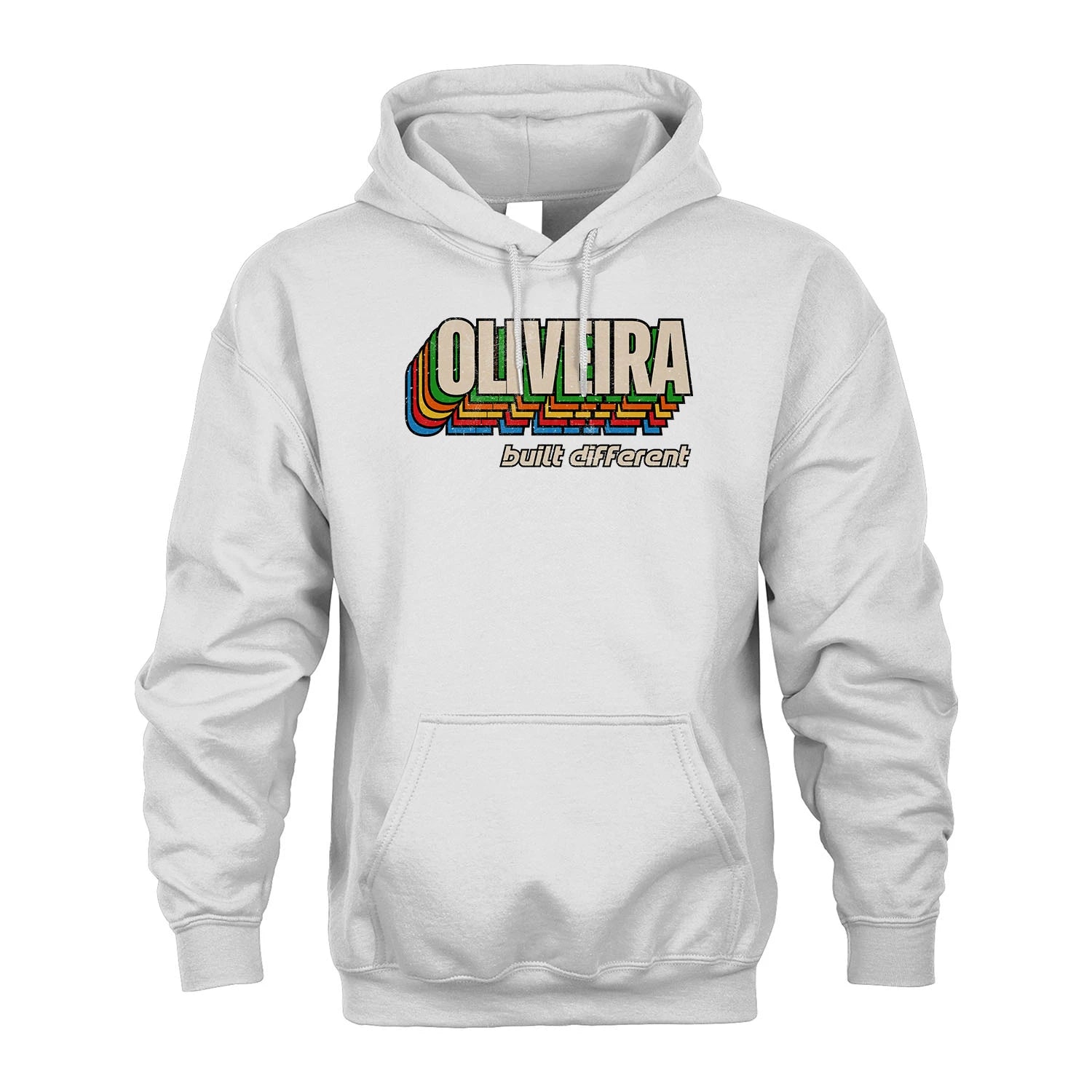 Your Name Built Different Retro Shirt OLIVEIRA M1-26