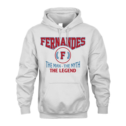 The Man The Myth The Legend Jet Style Shirt FERNANDES M1-9