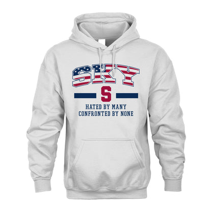 Hated By Many Confronted By None America Shirt SKY M1-10