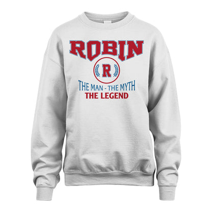 The Man The Myth The Legend Jet Style Shirt ROBIN M1-9