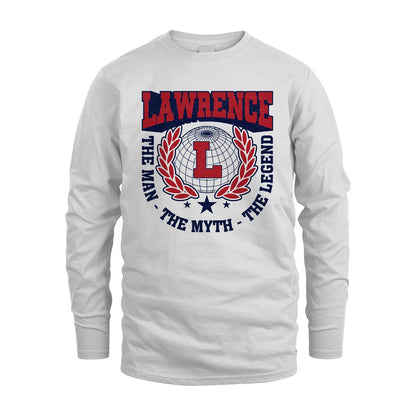 The Man The Myth The Legend Logo Shirt LAWRENCE M1-30