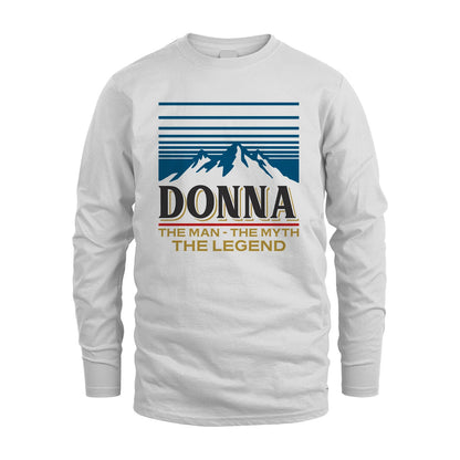 The Man The Myth The Legend Vintage Mountain Shirt DONNA M1-19