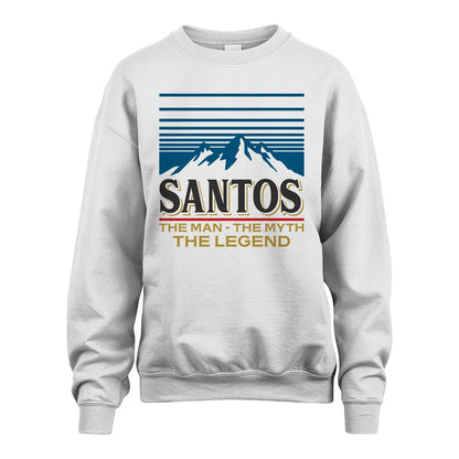 The Man The Myth The Legend Vintage Mountain Shirt SANTOS M1-19