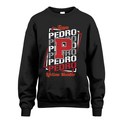 Team Your Name Lifetime Member Sporty Shirt PEDRO M1-25