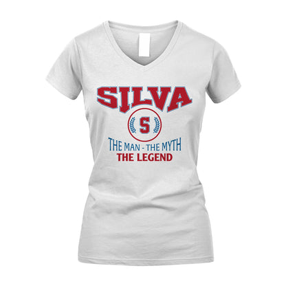 The Man The Myth The Legend Jet Style Shirt SILVA M1-9