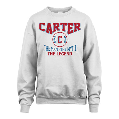 The Man The Myth The Legend Jet Style Shirt CARTER M1-9