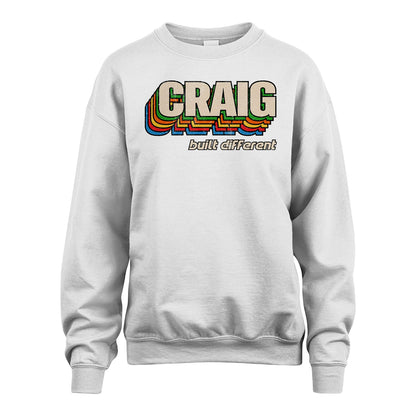 Your Name Built Different Retro Shirt CRAIG M1-26