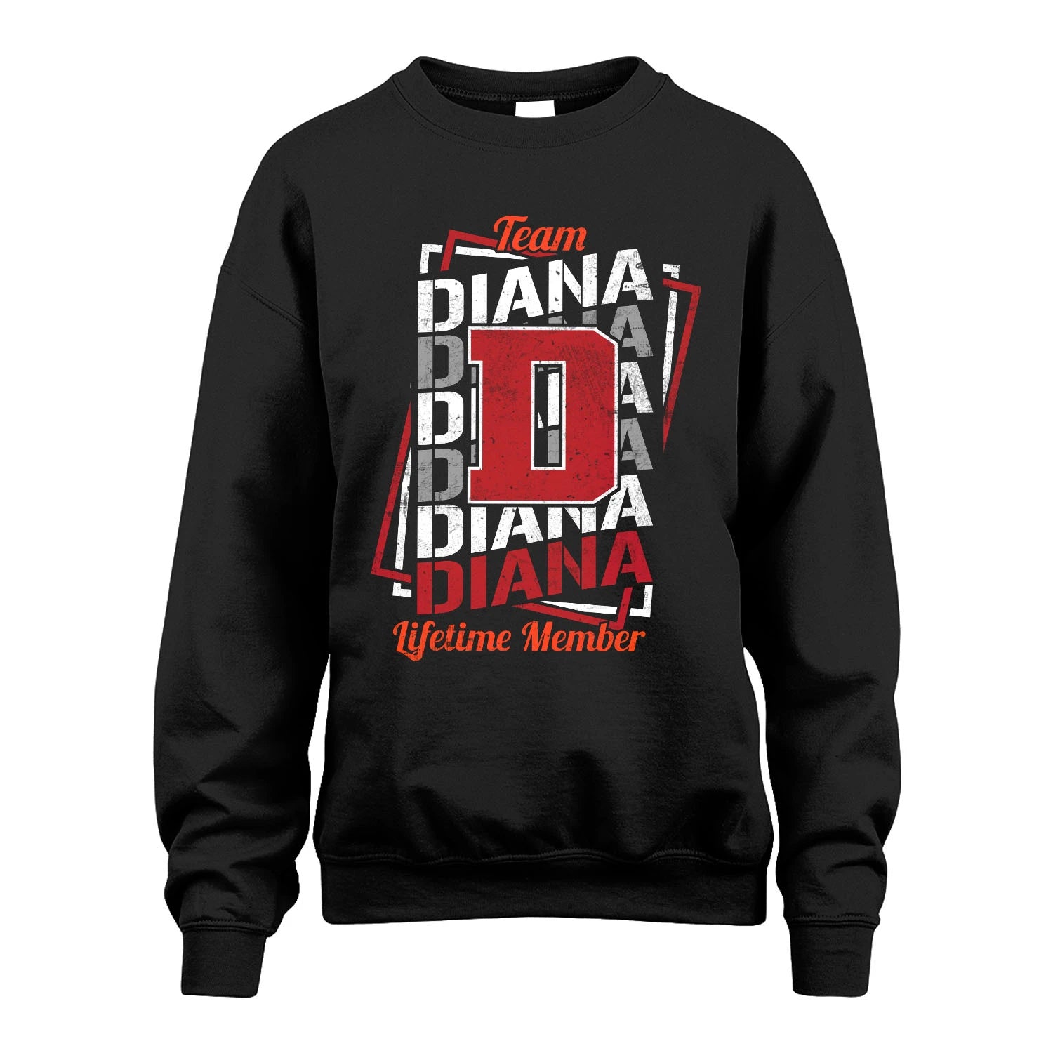 Team Your Name Lifetime Member Sporty Shirt DIANA M1-25