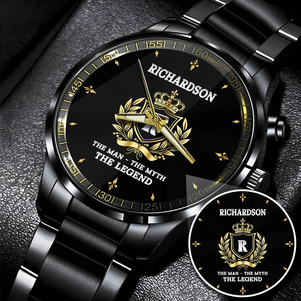The Man The Myth The Legend King Crown Watch RICHARDSON M1-W4