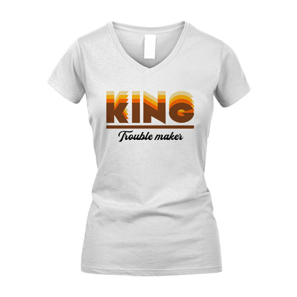 Your Name Trouble Maker Funny Shirt KING M1-34