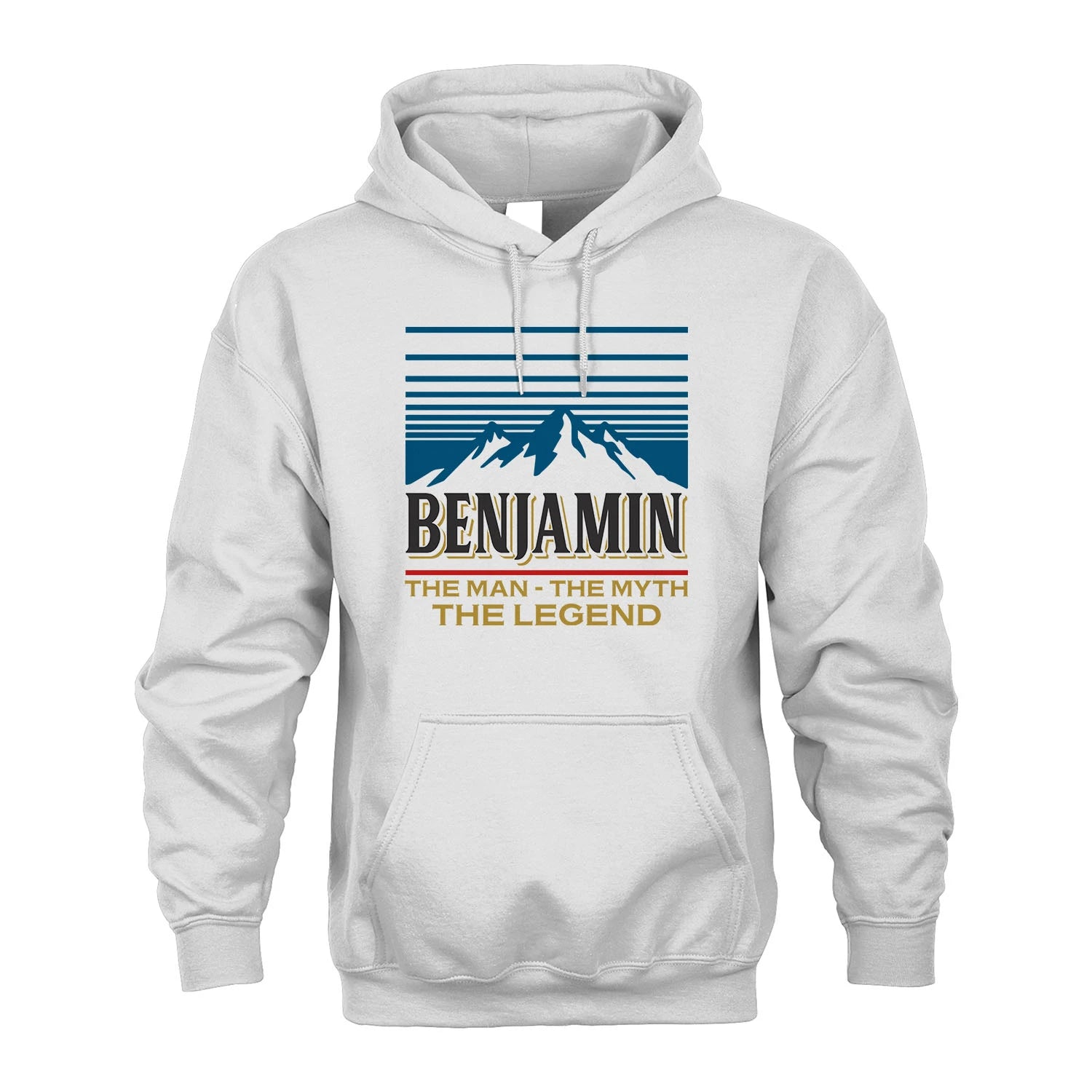The Man The Myth The Legend Vintage Mountain Shirt BENJAMIN M1-19