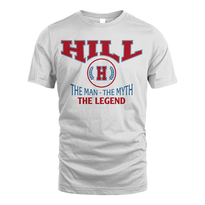 The Man The Myth The Legend Jet Style Shirt HILL M1-9