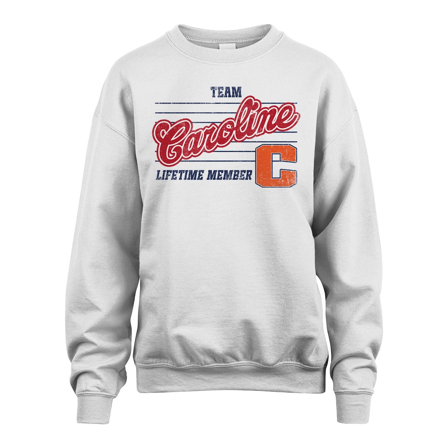 Team Your Name Lifetime Member Vintage Shirt CAROLINE M1-24