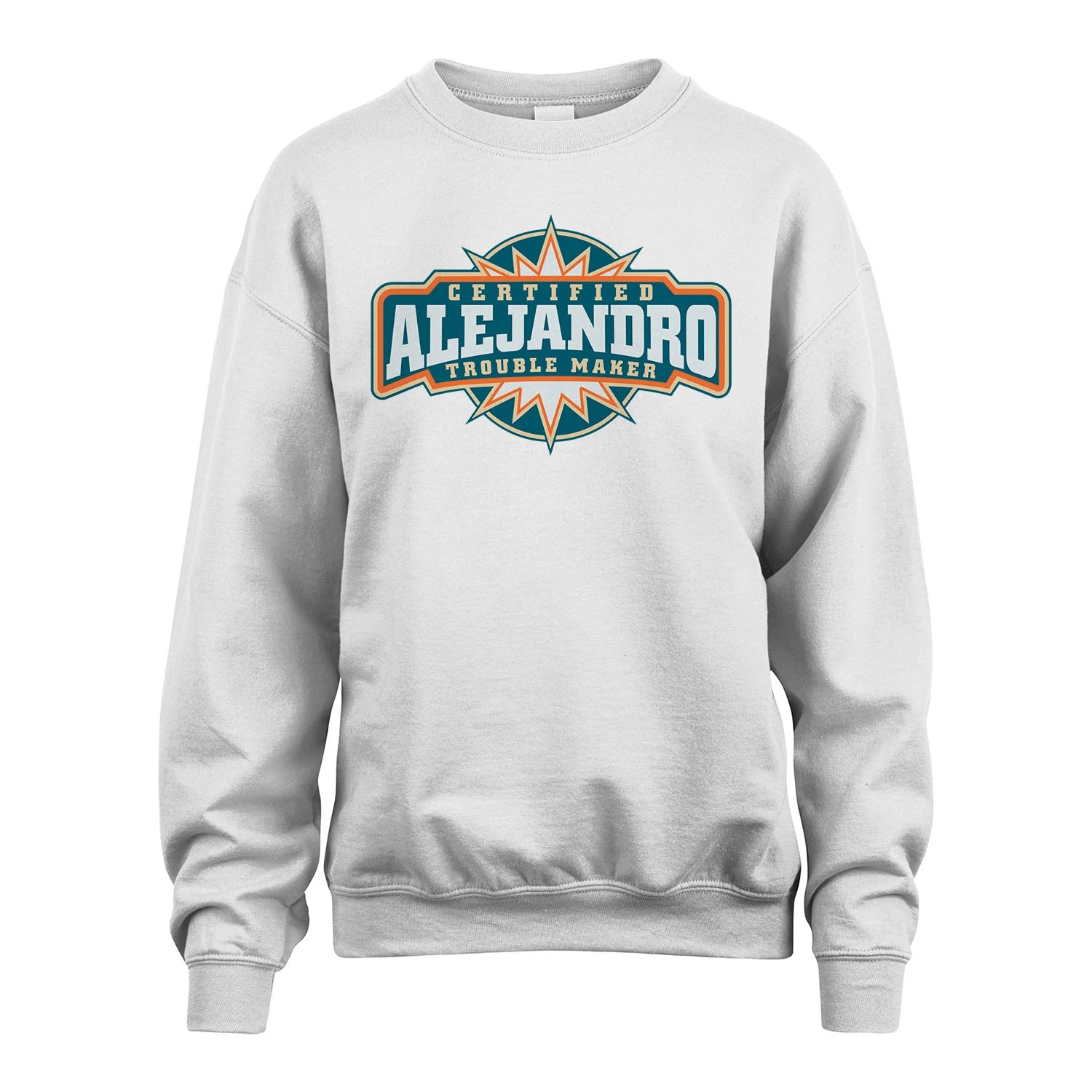 Certified Your Name Trouble Maker Shirt ALEJANDRO M1-36